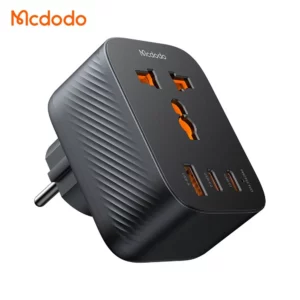 تبدیل برق 3 شاخه به 2 شاخه و شارژر دیواری 20 وات برند مک دودو مدل Mcdodo CP-0750