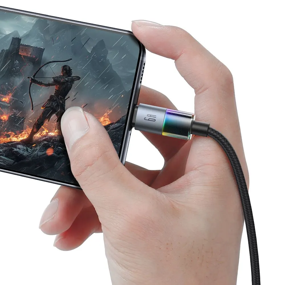 کابل شارژ 100وات 6آمپر USB-A به Type-C رقص نور دار 1.2 متر برند مک دودو مدل Mcdodo CA-8180