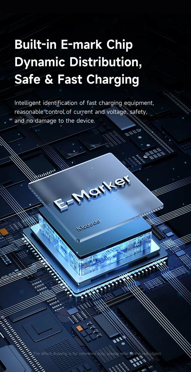 کابل شارژ 5 آمپر 100وات Type-C به Type-C دارای نورپردازی LED طول 1.2 متر Mcdodo CA-5740