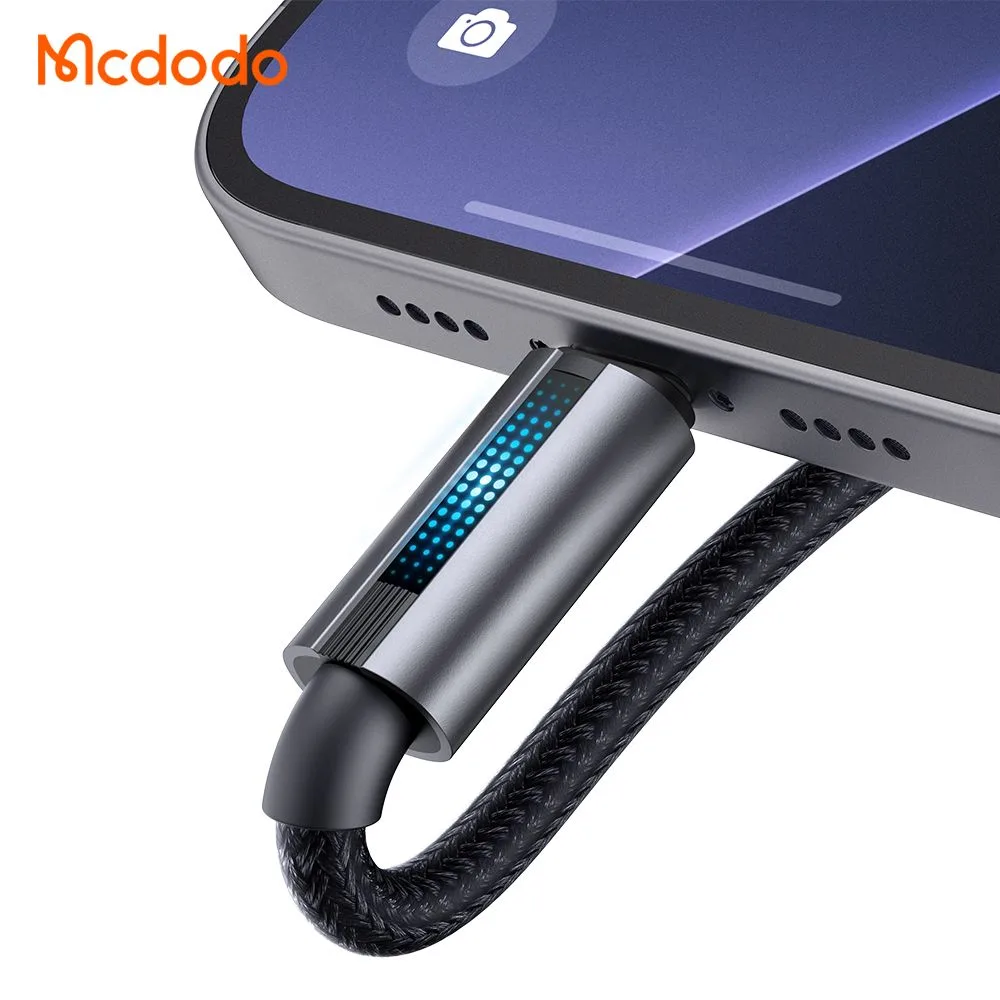 کابل شارژ 5 آمپر 100وات Type-C به Type-C دارای نورپردازی LED طول 1.2 متر Mcdodo CA-5740