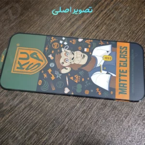 گلس شیشه‌ای مات iPhone 17 برند KUSA
