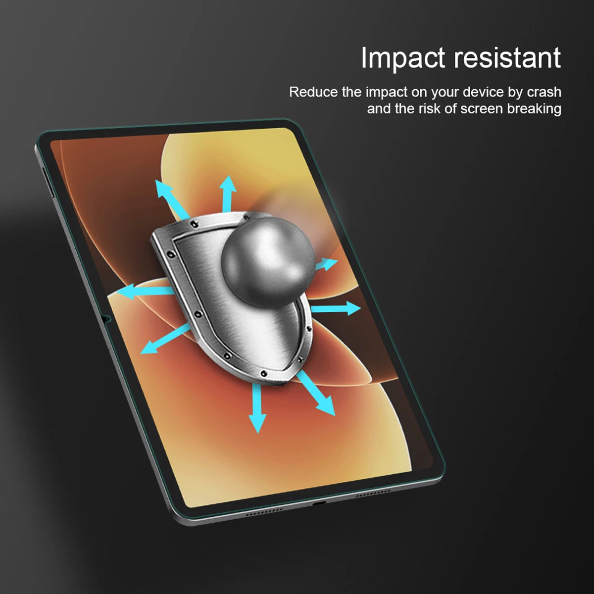 گلس شیشه ای نیلکین Xiaomi Pad 8 Pro مارک نیلکین مدل H+ Anti-explosion