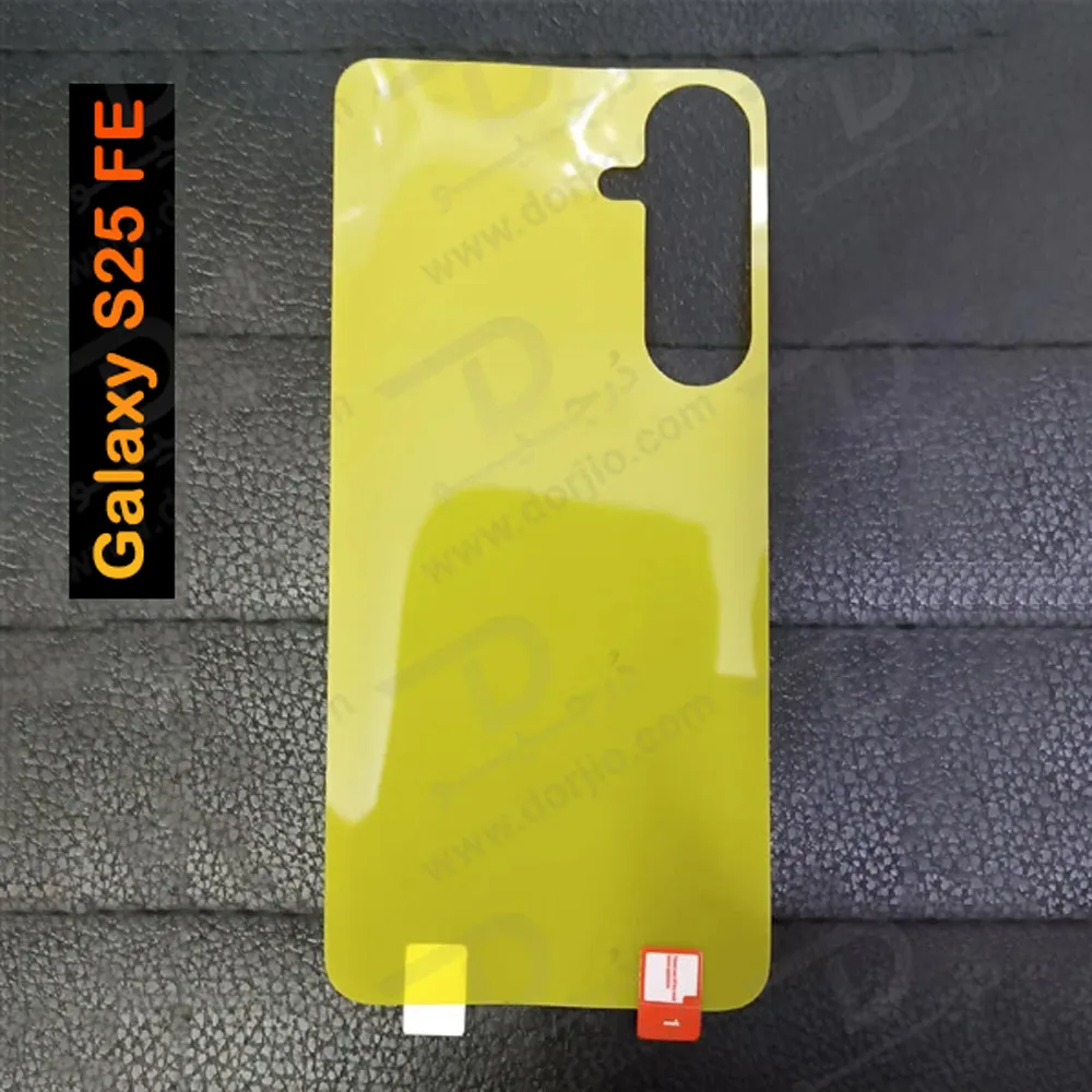 برچسب شفاف پشت گوشی Samsung Galaxy S25 FE
