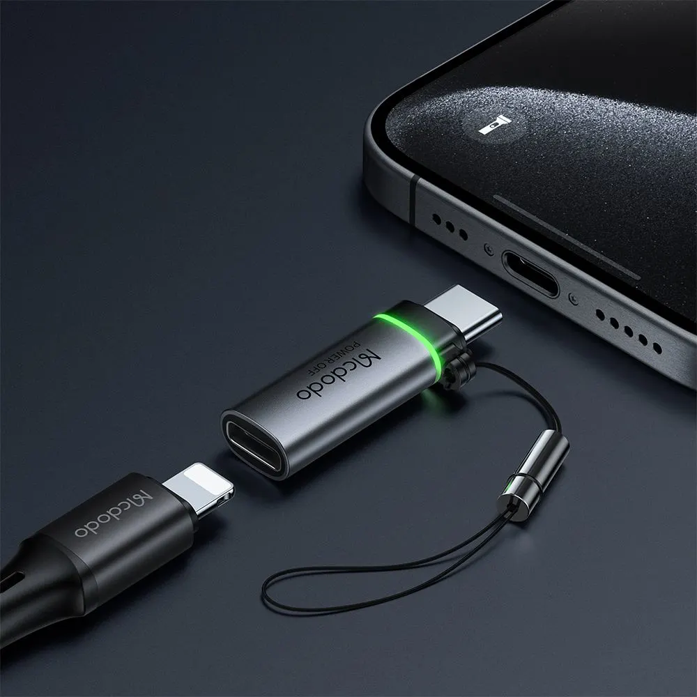 تبدیل Lightning به USB-C با قابلیت قطع کن اتومات برند Mcdodo مدل OT-6010