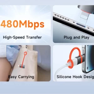 تبدیل OTG پورت USB-A به Lightning برند مک دودو مدل Mcdodo OT-2600