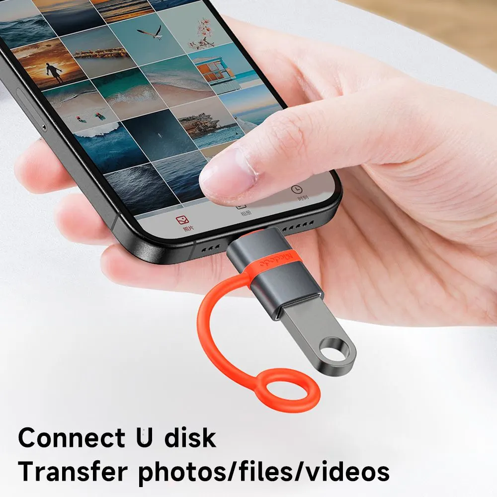 تبدیل OTG پورت USB-A به Lightning برند مک دودو مدل Mcdodo OT-2600