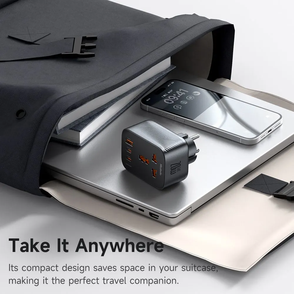 تبدیل برق 3 شاخه به 2 شاخه و شارژر دیواری 20 وات برند مک دودو مدل Mcdodo CP-0750