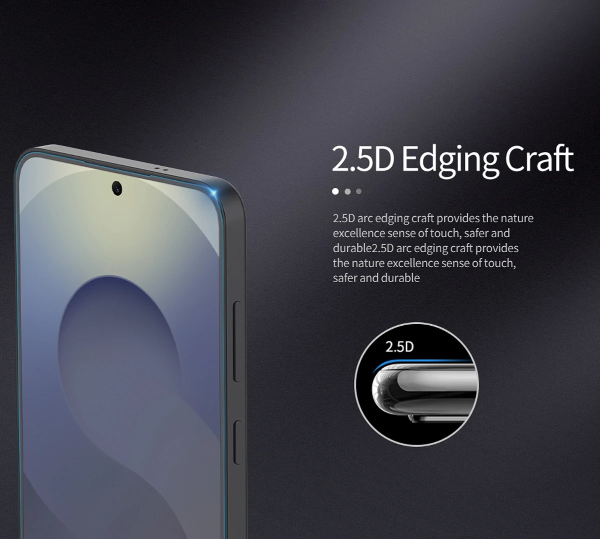 خرید گلس شیشه ای Samsung Galaxy S25 FE مارک نیلکین مدل H+Pro