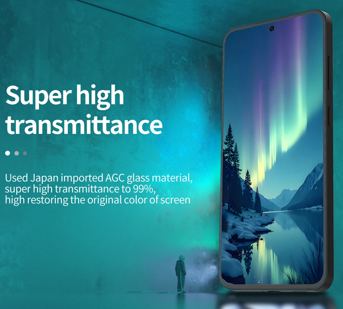 خرید گلس شیشه ای Samsung Galaxy S25 FE مارک نیلکین مدل H+Pro