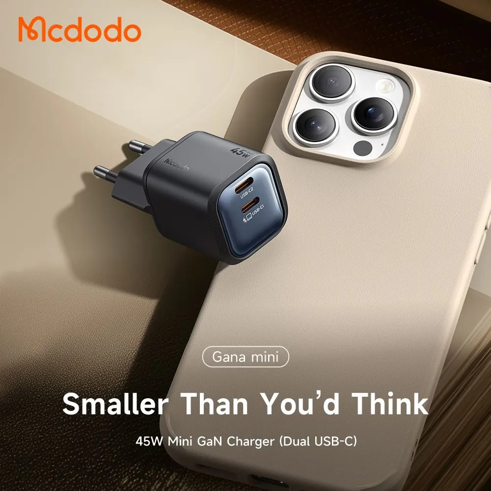 شارژر 45 وات دو پورت برند مک دودو مدل Mcdodo CH-1000