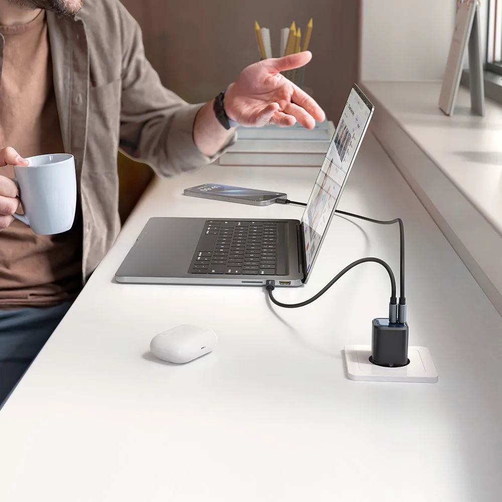 شارژر 45 وات دو پورت برند مک دودو مدل Mcdodo CH-1000