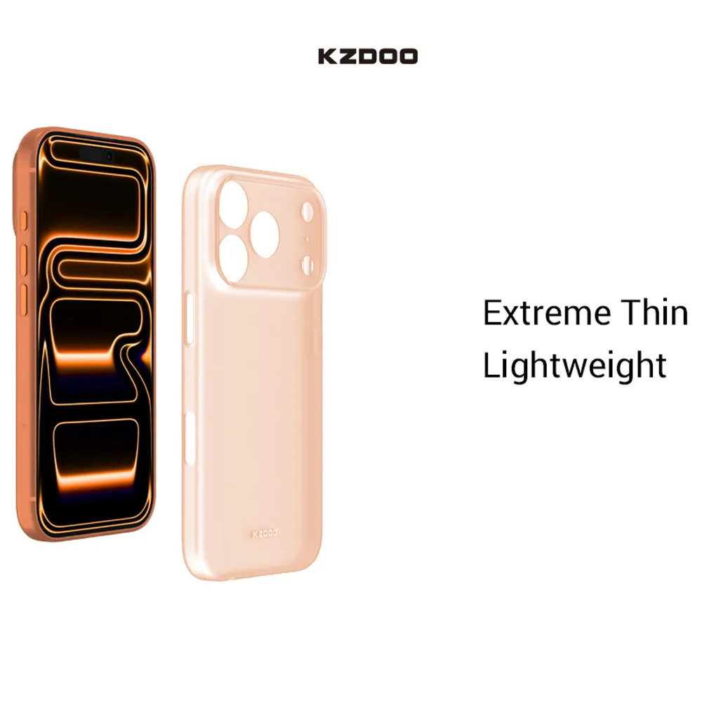 قاب Ultra Slim گوشی iPhone 17 Pro مدل Air Skin مارک KZDOO قاب Ultra Slim گوشی iPhone 17 Pro مدل Air Skin مارک KZDOO