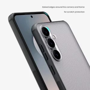 قاب دودی ضدضربه Samsung Galaxy S25 FE مارک نیلکین مدل Super Frosted Shield Pro Clear