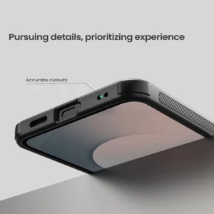 قاب دودی ضدضربه مگ سیف Samsung Galaxy S25 FE مارک نیلکین مدل Super Frosted Shield Pro Clear Magnetic