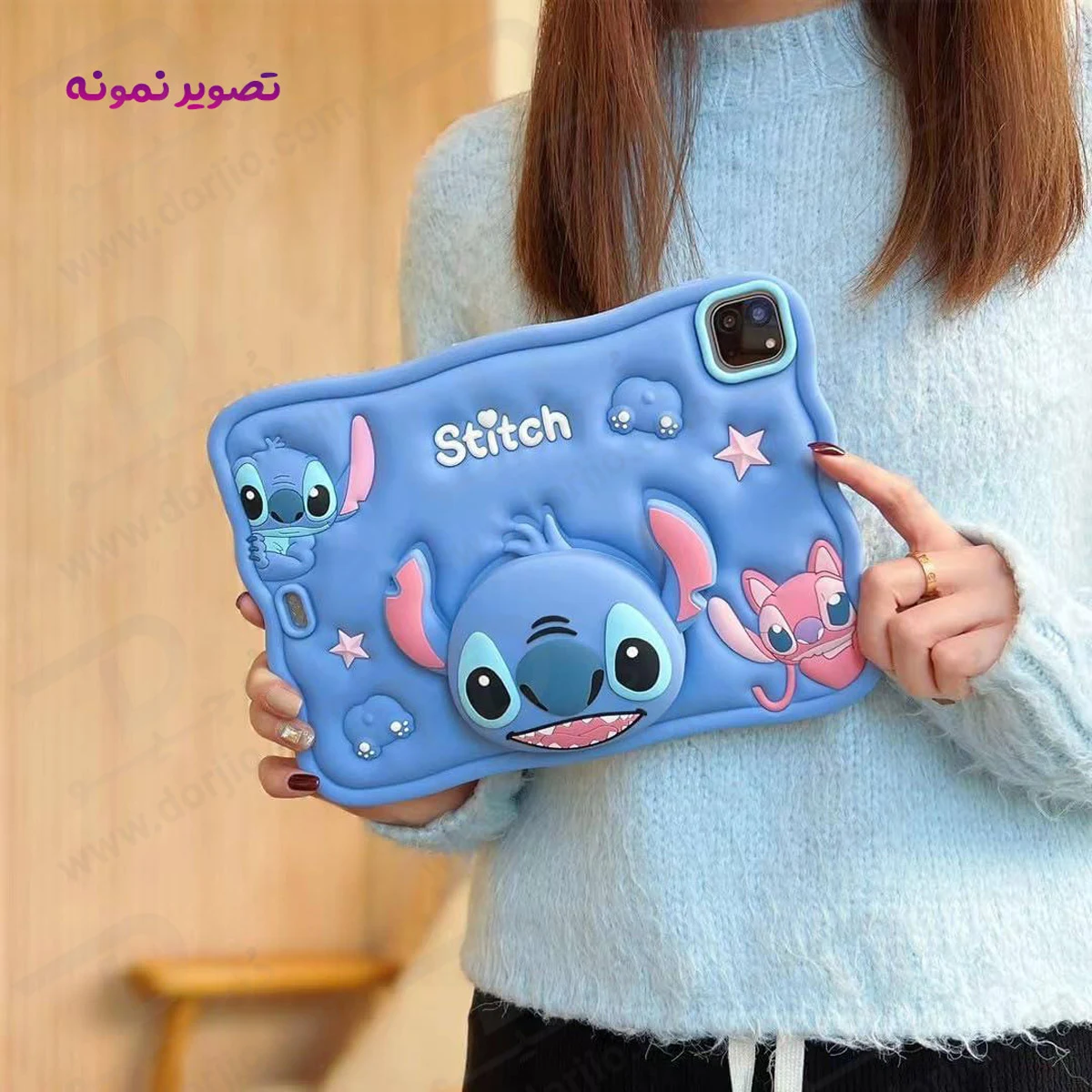 قاب سیلیکونی فانتزی تبلت Samsung A11 Plus ( X230 ) | طرح استیج Stitch