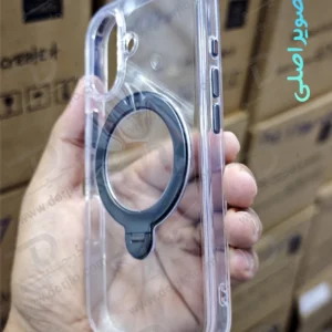 قاب شفاف رینگ استند مگنتی 360 درجه iPhone 17 مارک XUNDD سری Zero Sense