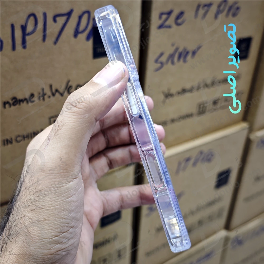 قاب شفاف رینگ استند مگنتی 360 درجه iPhone 17 مارک XUNDD سری Zero Sense قاب شفاف رینگ استند مگنتی 360 درجه iPhone 17 مارک XUNDD سری Zero Sense