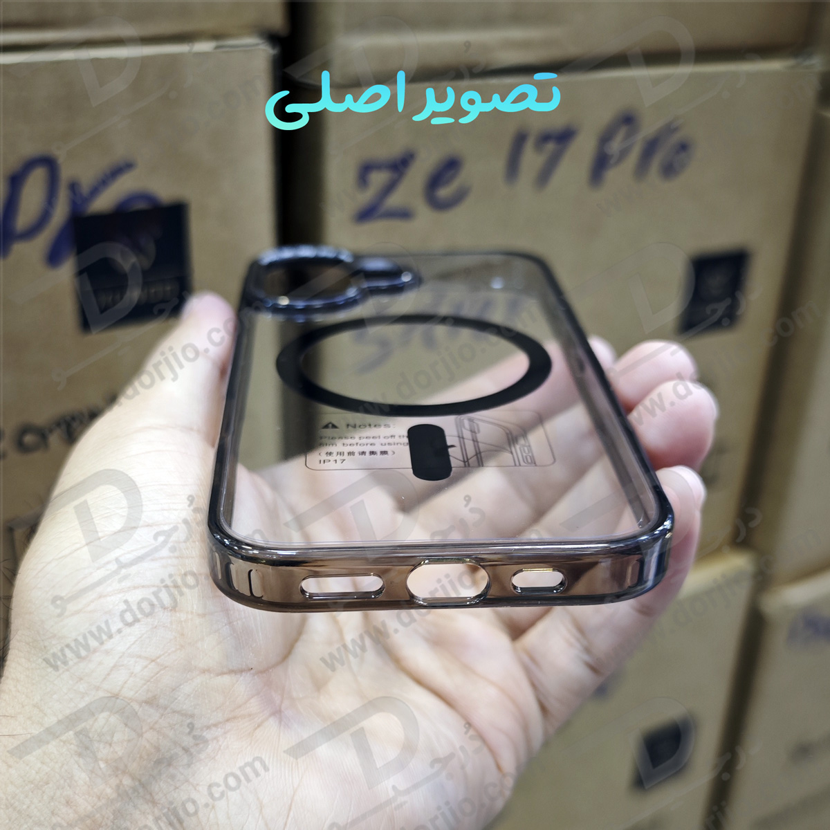 قاب شفاف مگ سیف iPhone 17 مارک XUNDD سری Wisely Magsafe