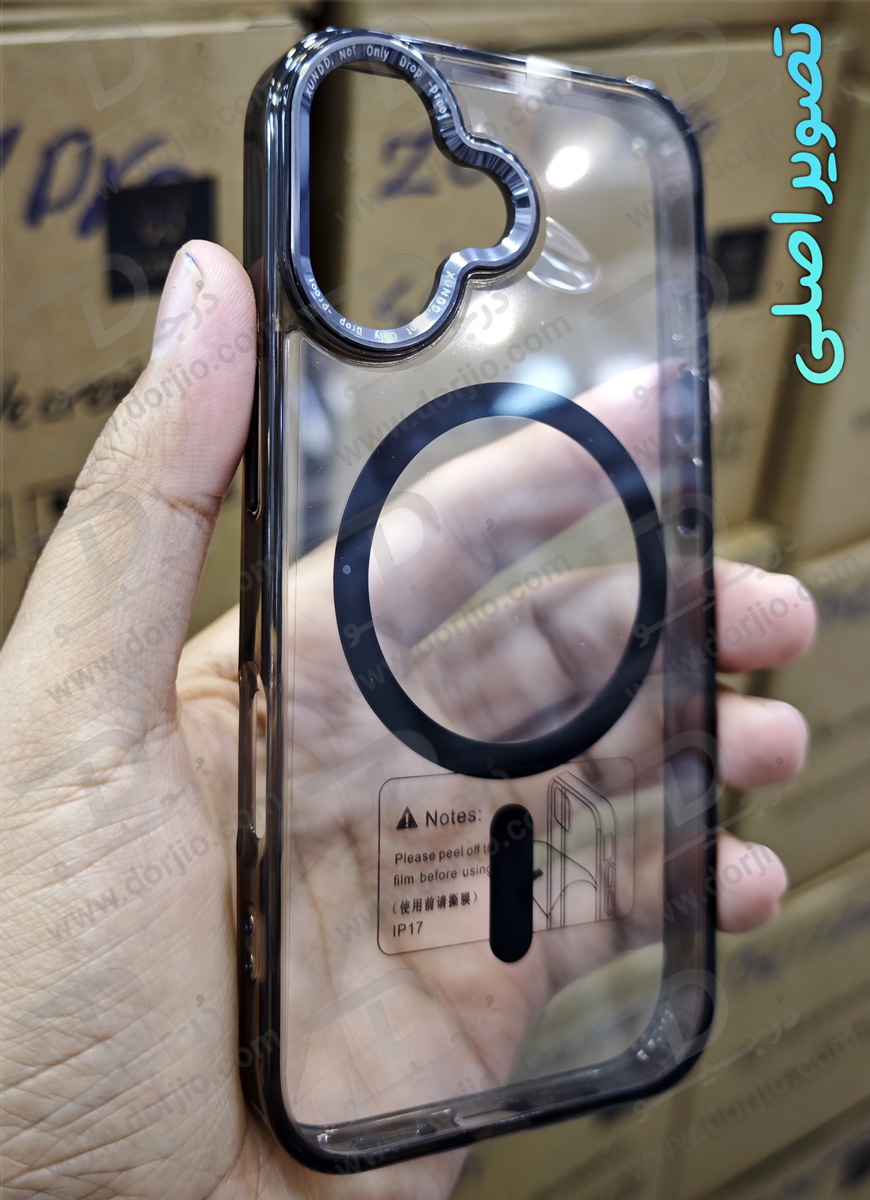 قاب شفاف مگ سیف iPhone 17 مارک XUNDD سری Wisely Magsafe