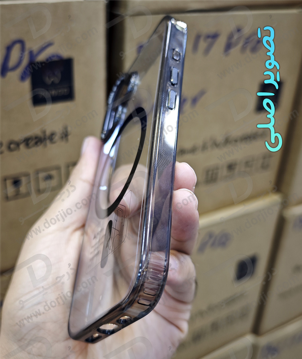 قاب شفاف مگ سیف iPhone 17 مارک XUNDD سری Wisely Magsafe