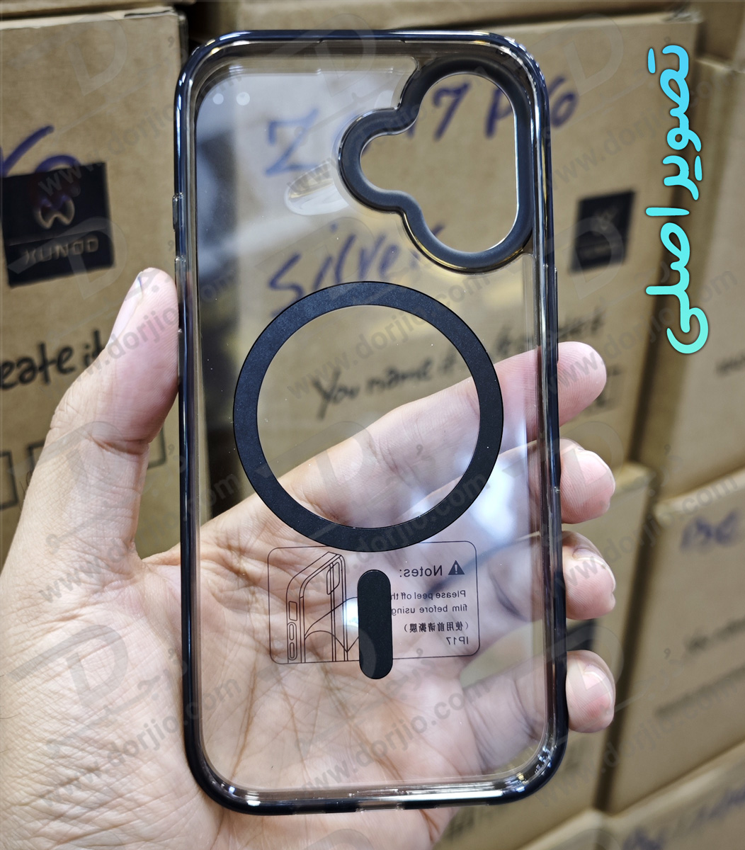 قاب شفاف مگ سیف iPhone 17 مارک XUNDD سری Wisely Magsafe