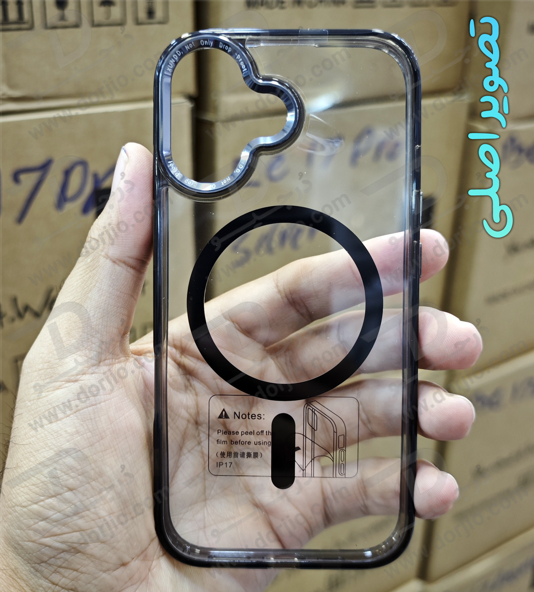 قاب شفاف مگ سیف iPhone 17 مارک XUNDD سری Wisely Magsafe