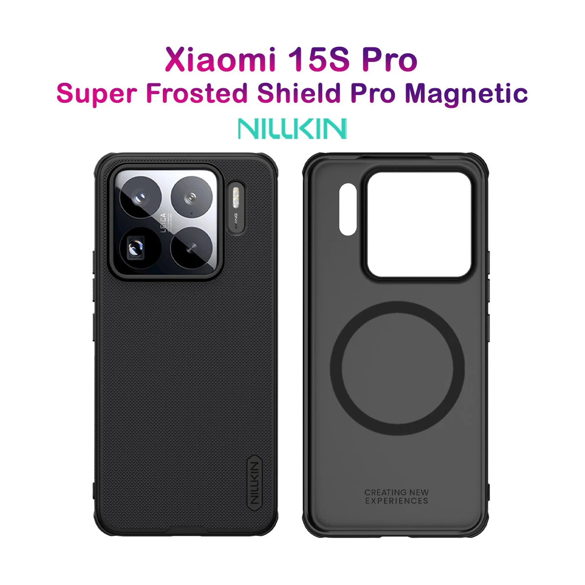 قاب ضد ضربه مگنتی Xiaomi 15S Pro مارک نیلکین مدل Super Frosted Shield Pro Magnetic