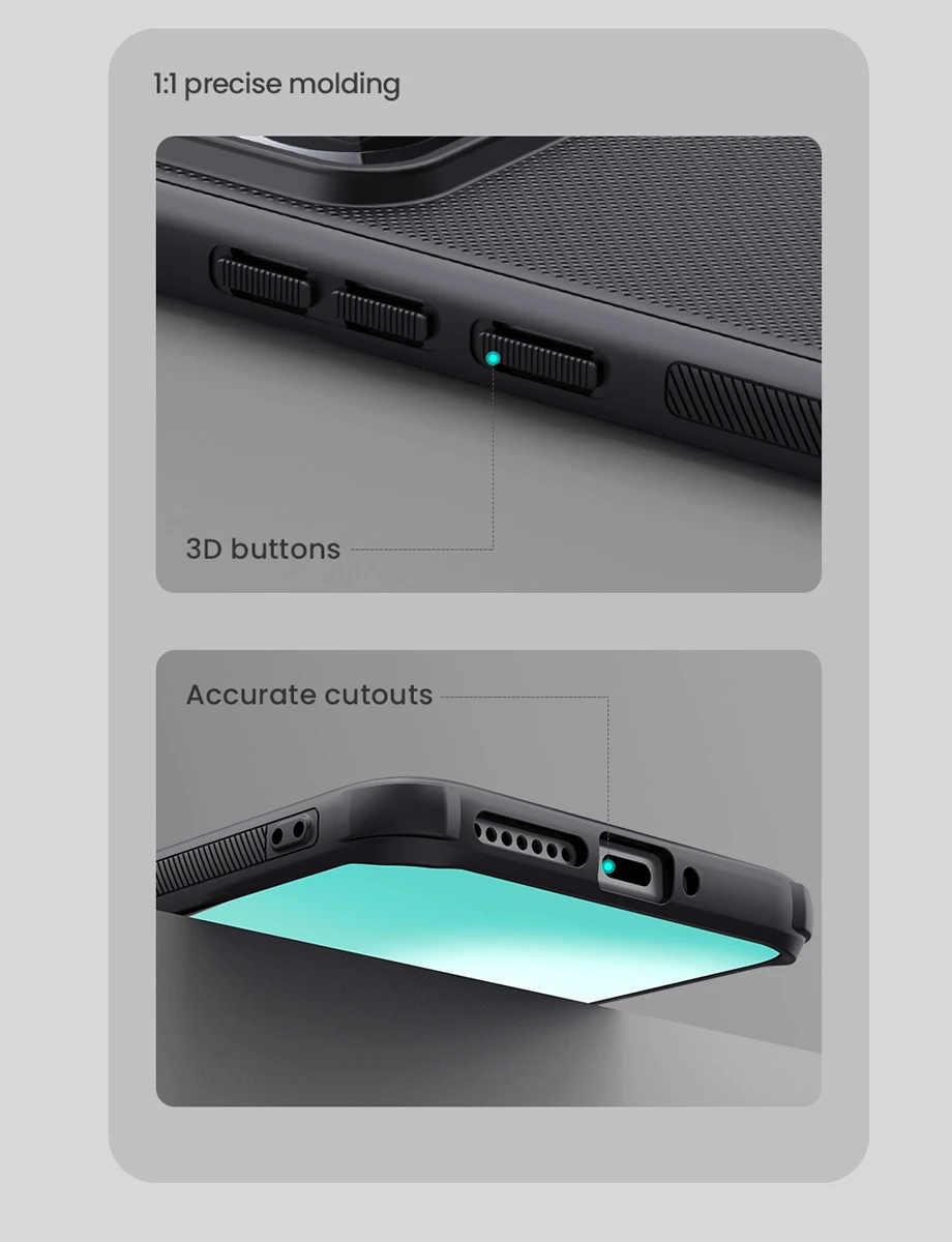 قاب ضد ضربه مگنتی Xiaomi 15S Pro مارک نیلکین مدل Super Frosted Shield Pro Magnetic