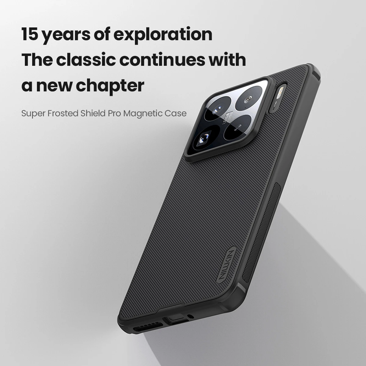 قاب ضد ضربه مگنتی Xiaomi 15S Pro مارک نیلکین مدل Super Frosted Shield Pro Magnetic