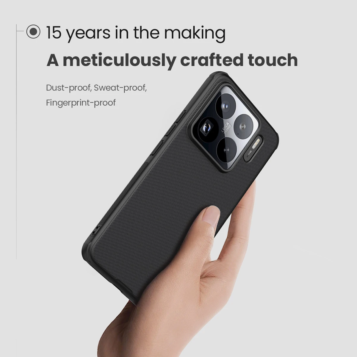 قاب ضد ضربه مگنتی Xiaomi 15S Pro مارک نیلکین مدل Super Frosted Shield Pro Magnetic