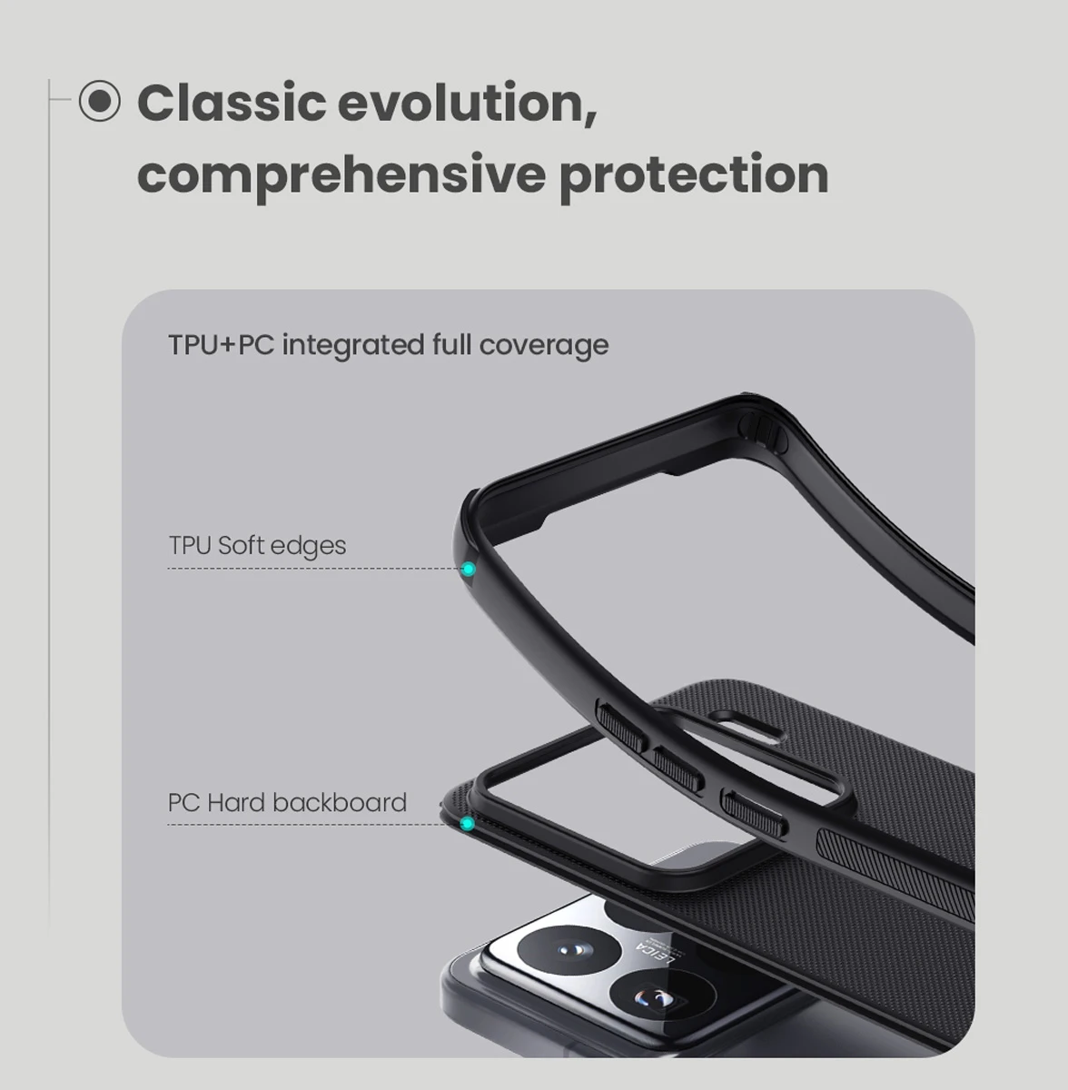 قاب ضد ضربه مگنتی Xiaomi 15S Pro مارک نیلکین مدل Super Frosted Shield Pro Magnetic