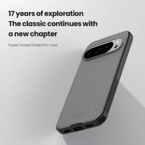 قاب ضدضربه دودی Google Pixel 10 مارک نیلکین مدل Super Frosted Shield Pro Clear