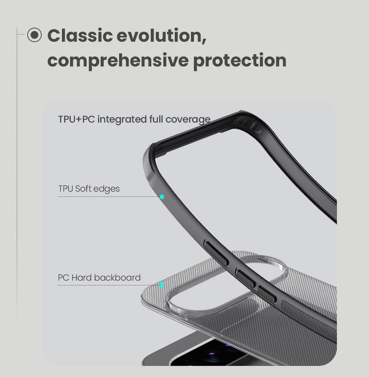 قاب ضدضربه دودی Google Pixel 10 مارک نیلکین مدل Super Frosted Shield Pro Clear قاب ضدضربه دودی Google Pixel 10 مارک نیلکین مدل Super Frosted Shield Pro Clear