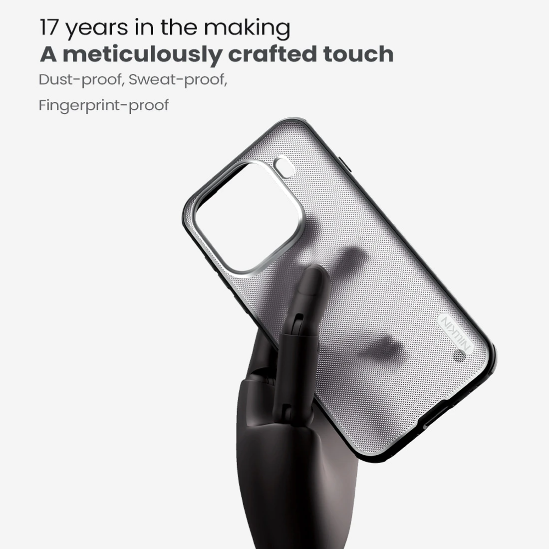 قاب ضدضربه دودی Oppo Find X9 Pro مارک نیلکین مدل Super Frosted Shield Pro Clear قاب ضدضربه دودی Oppo Find X9 Pro مارک نیلکین مدل Super Frosted Shield Pro Clear