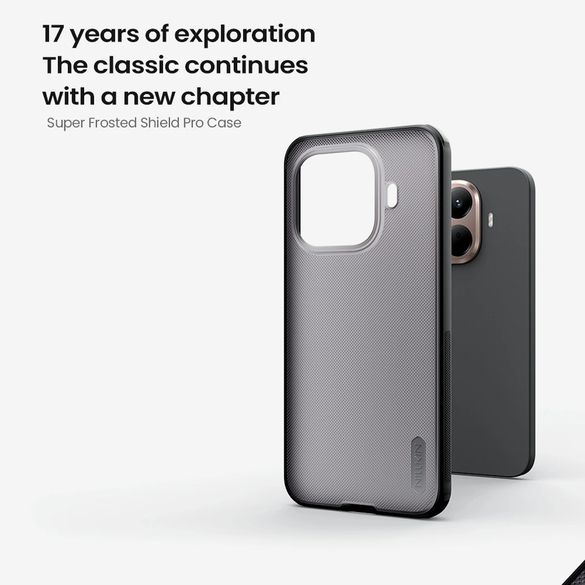 قاب ضدضربه دودی Xiaomi 15T Pro مارک نیلکین مدل Super Frosted Shield Pro Clear