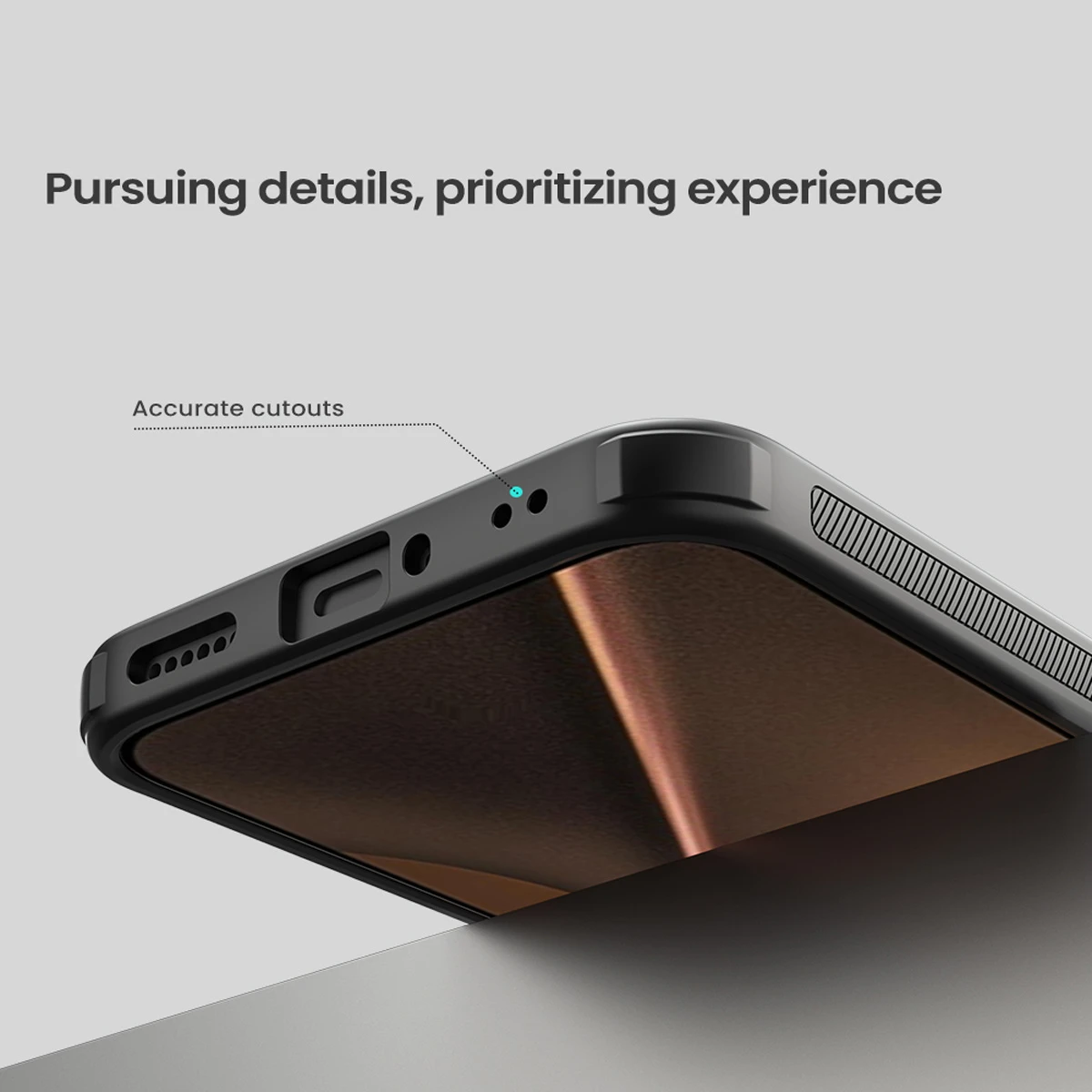 قاب ضدضربه دودی Xiaomi 15T Pro مارک نیلکین مدل Super Frosted Shield Pro Clear