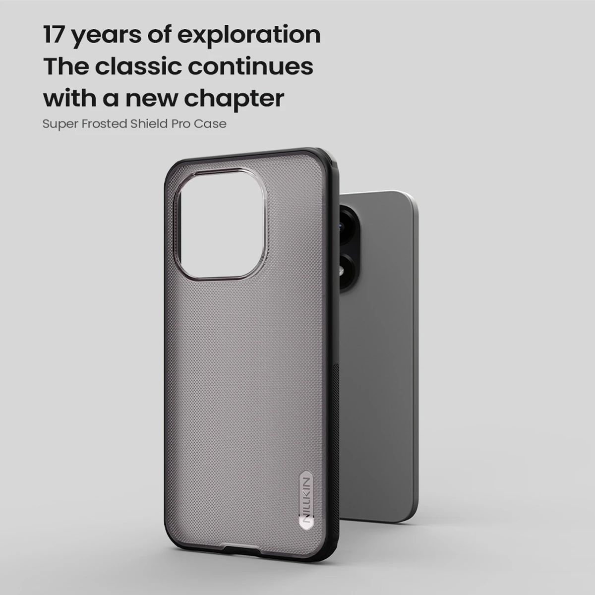 قاب ضدضربه دودی Xiaomi 15T مارک نیلکین مدل Super Frosted Shield Pro Clear قاب ضدضربه دودی Xiaomi 15T مارک نیلکین مدل Super Frosted Shield Pro Clear