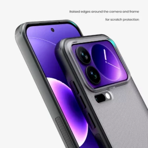 قاب ضدضربه دودی Xiaomi 17 Pro مارک نیلکین مدل Super Frosted Shield Pro Clear