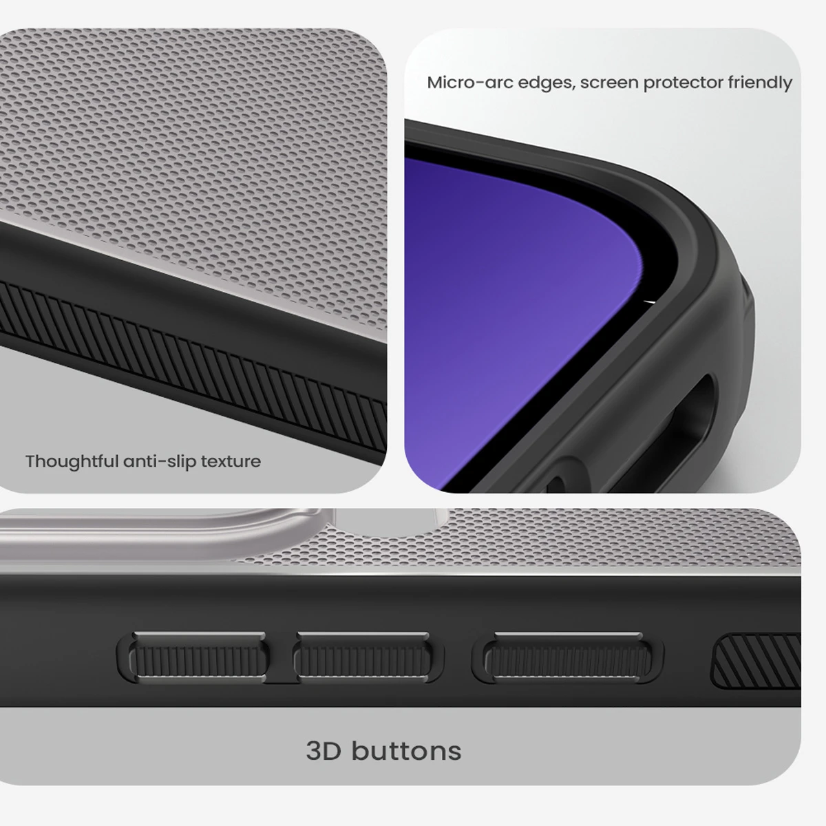 قاب ضدضربه دودی Xiaomi 17 Pro مارک نیلکین مدل Super Frosted Shield Pro Clear