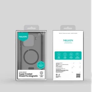 قاب ضدضربه دودی مگنتی Oppo Find X9 Pro مارک نیلکین مدل Super Frosted Shield Pro Clear Magnetic