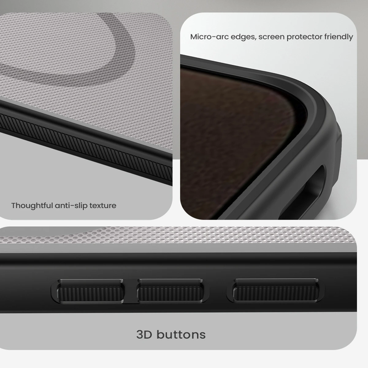 قاب ضدضربه دودی مگنتی Xiaomi 15T Pro مارک نیلکین مدل Super Frosted Shield Pro Clear Magnetic