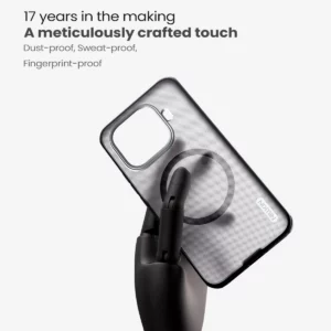 قاب ضدضربه دودی مگنتی Xiaomi 15T Pro مارک نیلکین مدل Super Frosted Shield Pro Clear Magnetic