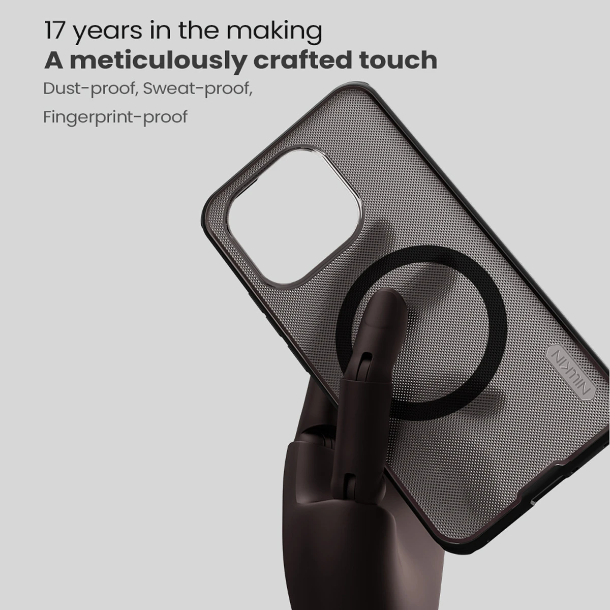 قاب ضدضربه دودی مگنتی Xiaomi 15T مارک نیلکین مدل Super Frosted Shield Pro Clear Magnetic قاب ضدضربه دودی مگنتی Xiaomi 15T مارک نیلکین مدل Super Frosted Shield Pro Clear Magnetic