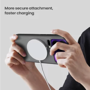 قاب ضدضربه دودی مگنتی Xiaomi 17 Pro مارک نیلکین مدل Super Frosted Shield Pro Clear Magnetic