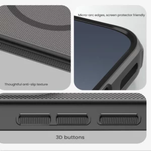 قاب ضدضربه دودی مگنتی Xiaomi 17 مارک نیلکین مدل Super Frosted Shield Pro Clear Magnetic