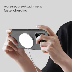 قاب ضدضربه دودی مگنتی Xiaomi 17 مارک نیلکین مدل Super Frosted Shield Pro Clear Magnetic