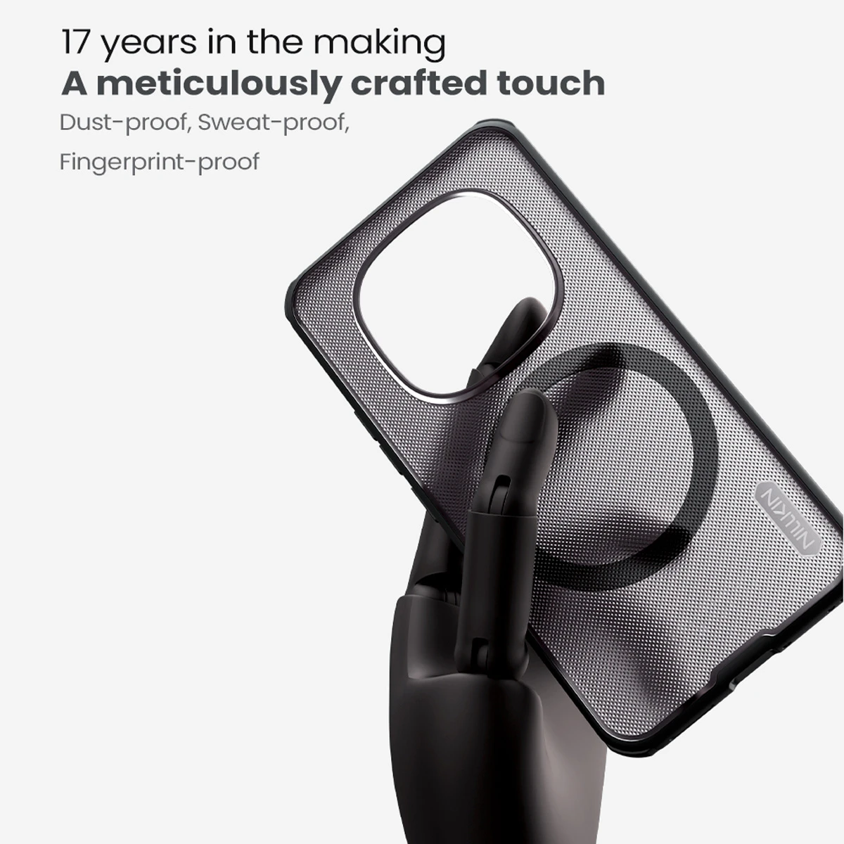 قاب ضدضربه دودی مگنتی Xiaomi Redmi Note 15 Pro مارک نیلکین مدل Super Frosted Shield Pro Clear Magnetic قاب ضدضربه دودی مگنتی Xiaomi Redmi Note 15 Pro مارک نیلکین مدل Super Frosted Shield Pro Clear Magnetic