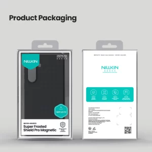 قاب ضدضربه مگ سیف Samsung Galaxy S25 FE مارک نیلکین مدل Super Frosted Shield Pro Magnetic
