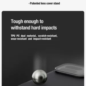 قاب مگنتی کمرا استند شفاف Google Pixel 10 Pro Fold مارک نیلکین مدل Super Frosted Shield Fold Magnetic