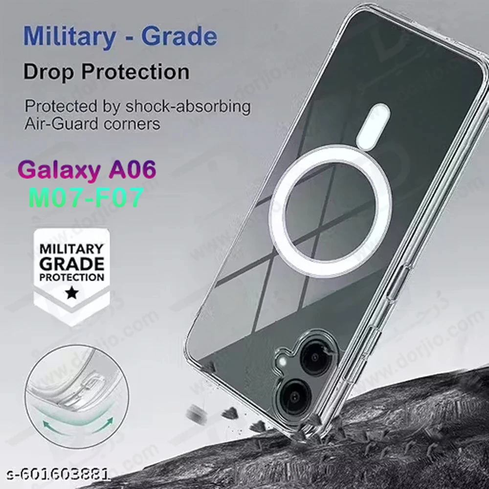 قاب کریستالی شفاف مگنتی Samsung Galaxy F07